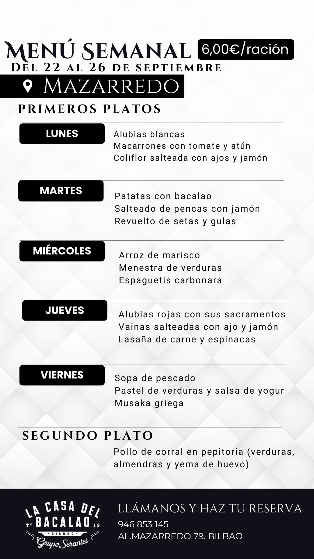 MENÚ SEMANAL 2